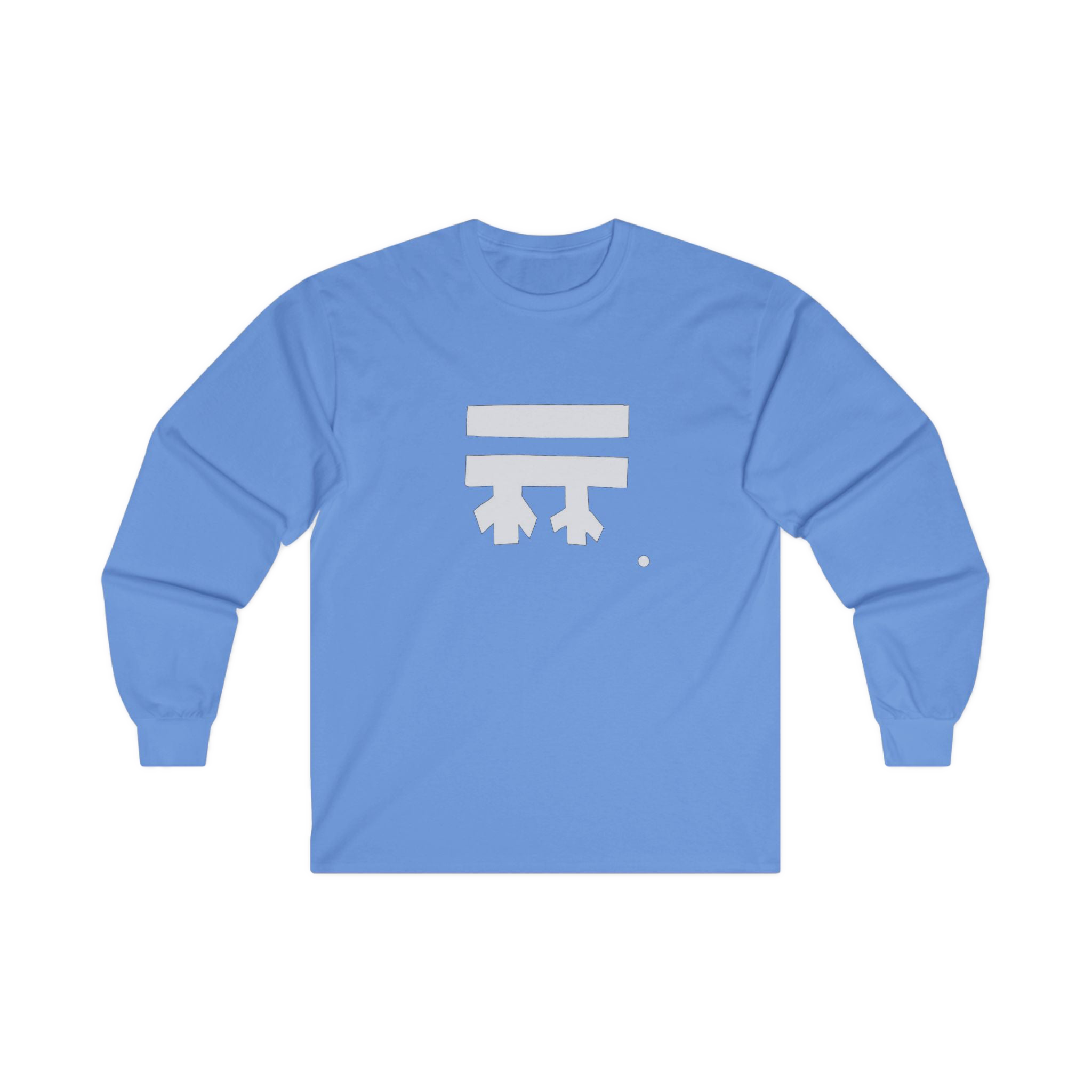 Carolina Blue long-sleeve shirt with a white Freebrd logo 