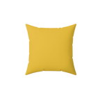 Champ Luxury Faux Suede Square Pillow back