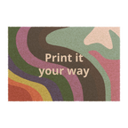 Colorful Abstract Pride "Custom" Welcome Mat