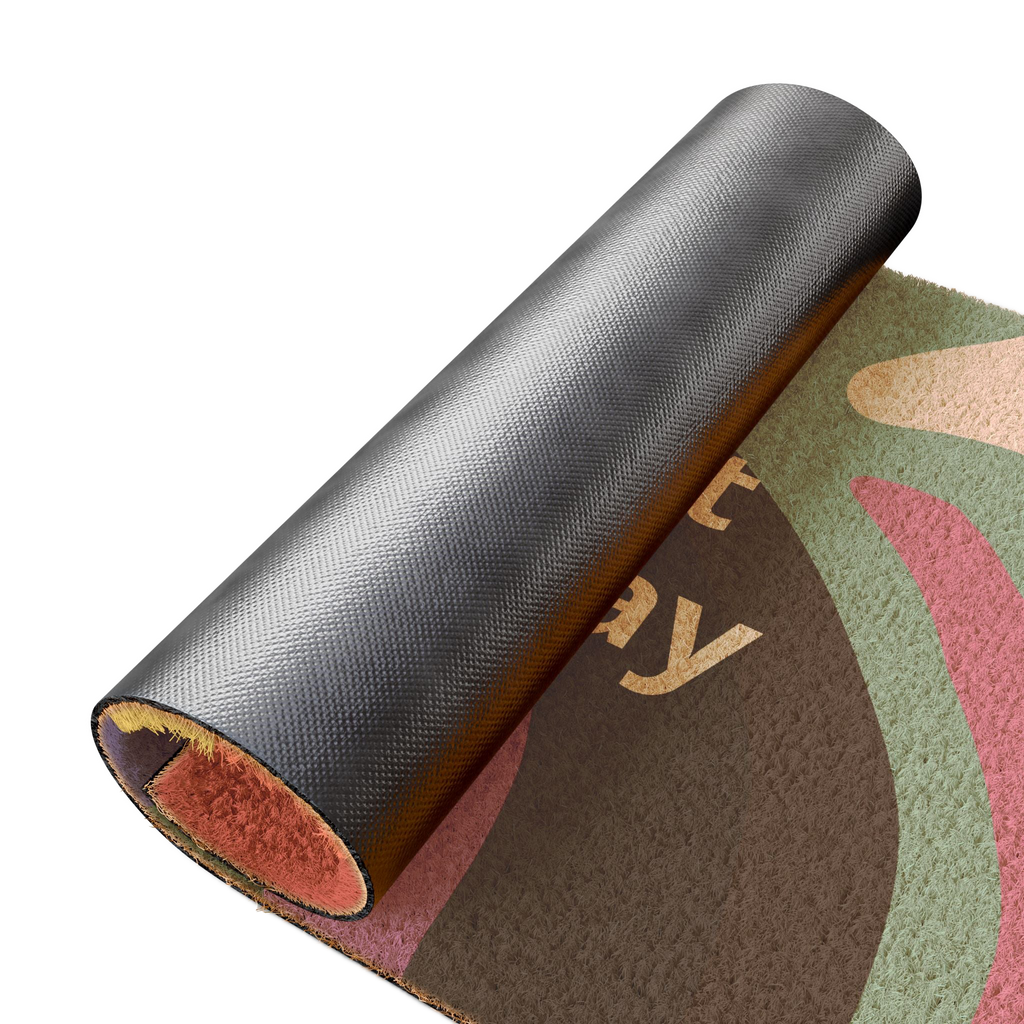 Colorful Abstract Pride "Custom" Welcome Mat Non Slip