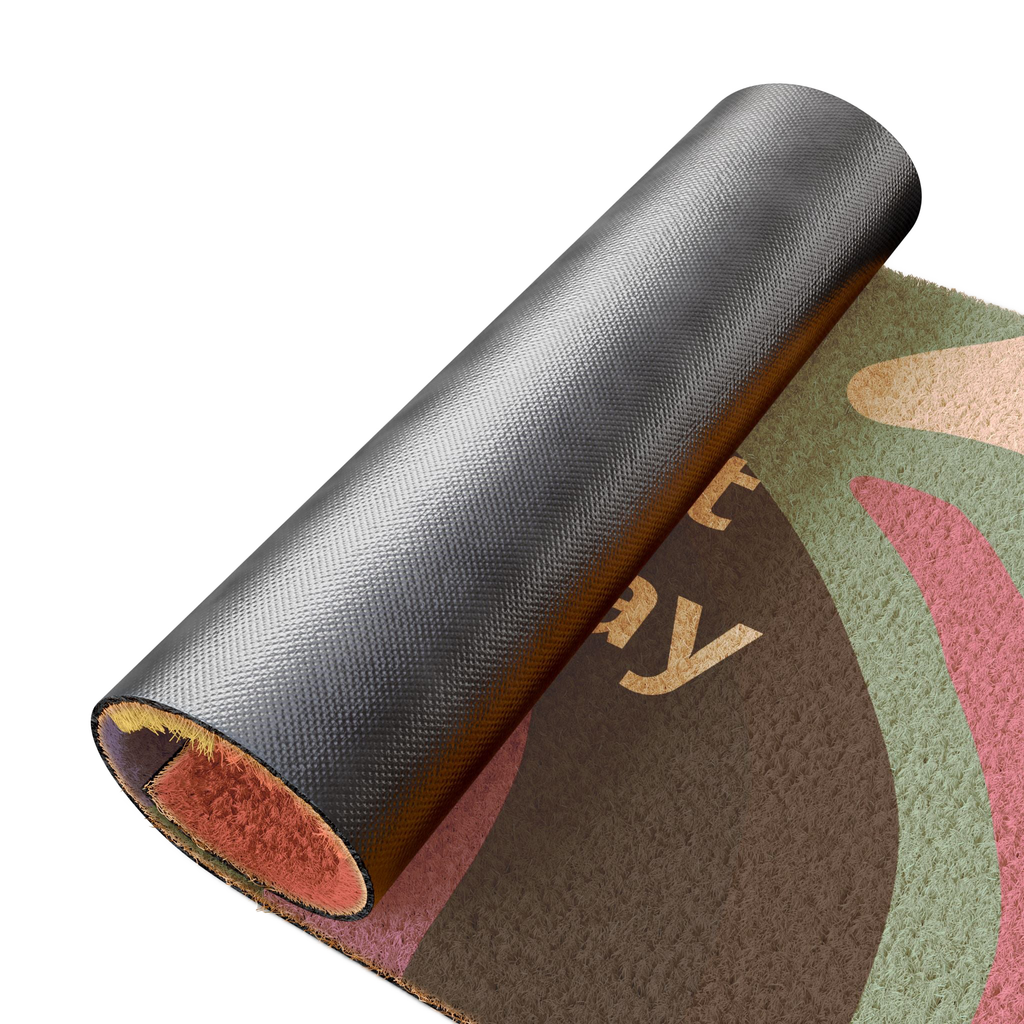 Colorful Abstract Pride "Custom" Welcome Mat Non Slip