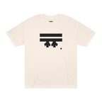 Cream t-shirt with a black Freebrd Logo