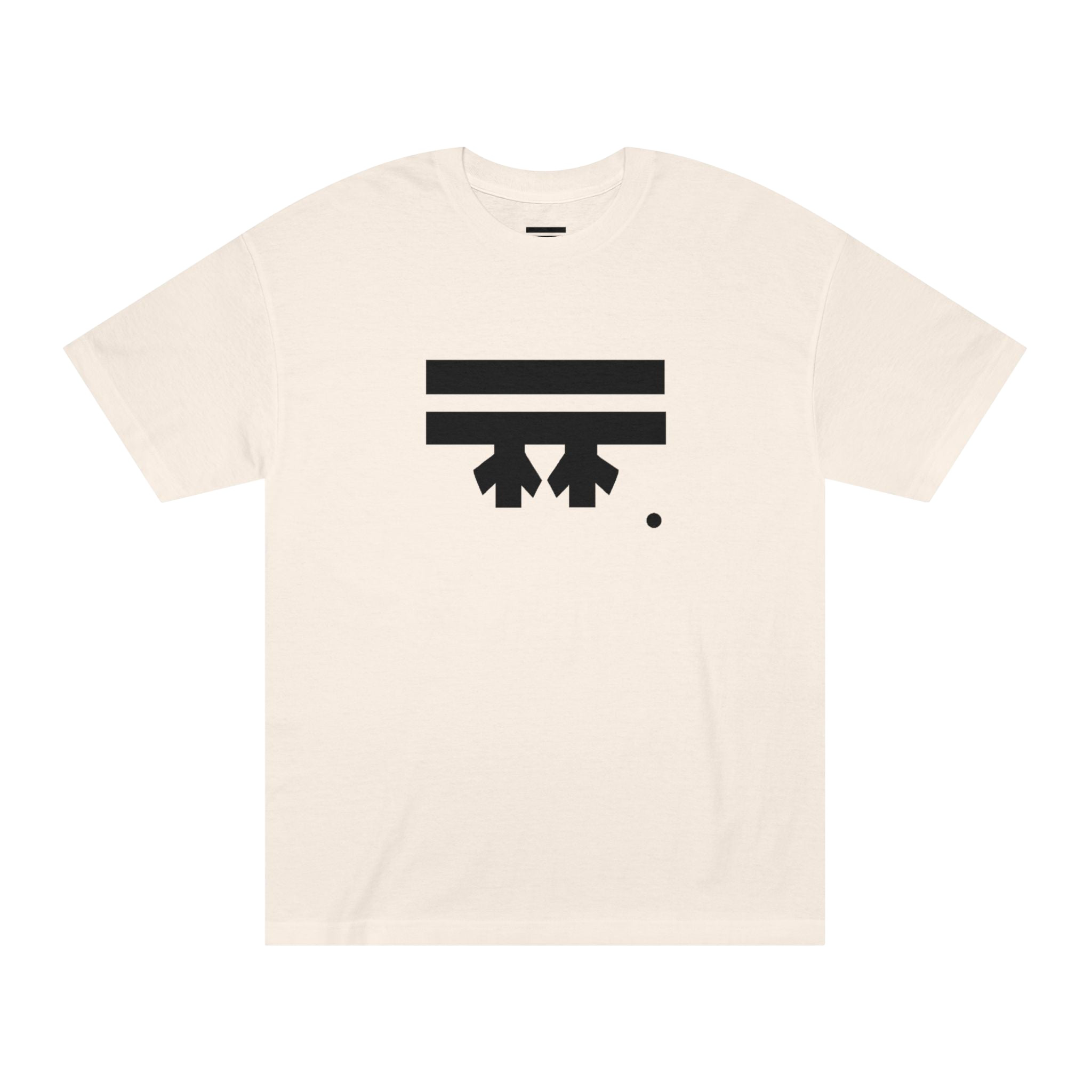 Cream t-shirt with a black Freebrd Logo