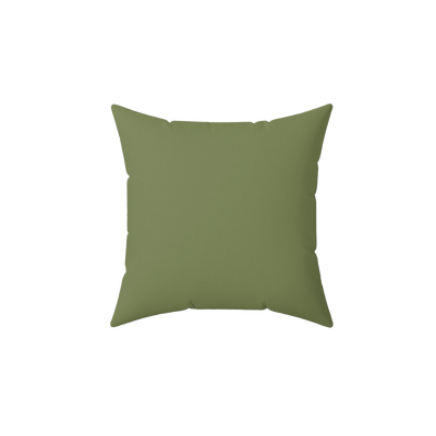 Dark Sage Faux Suede Pillow