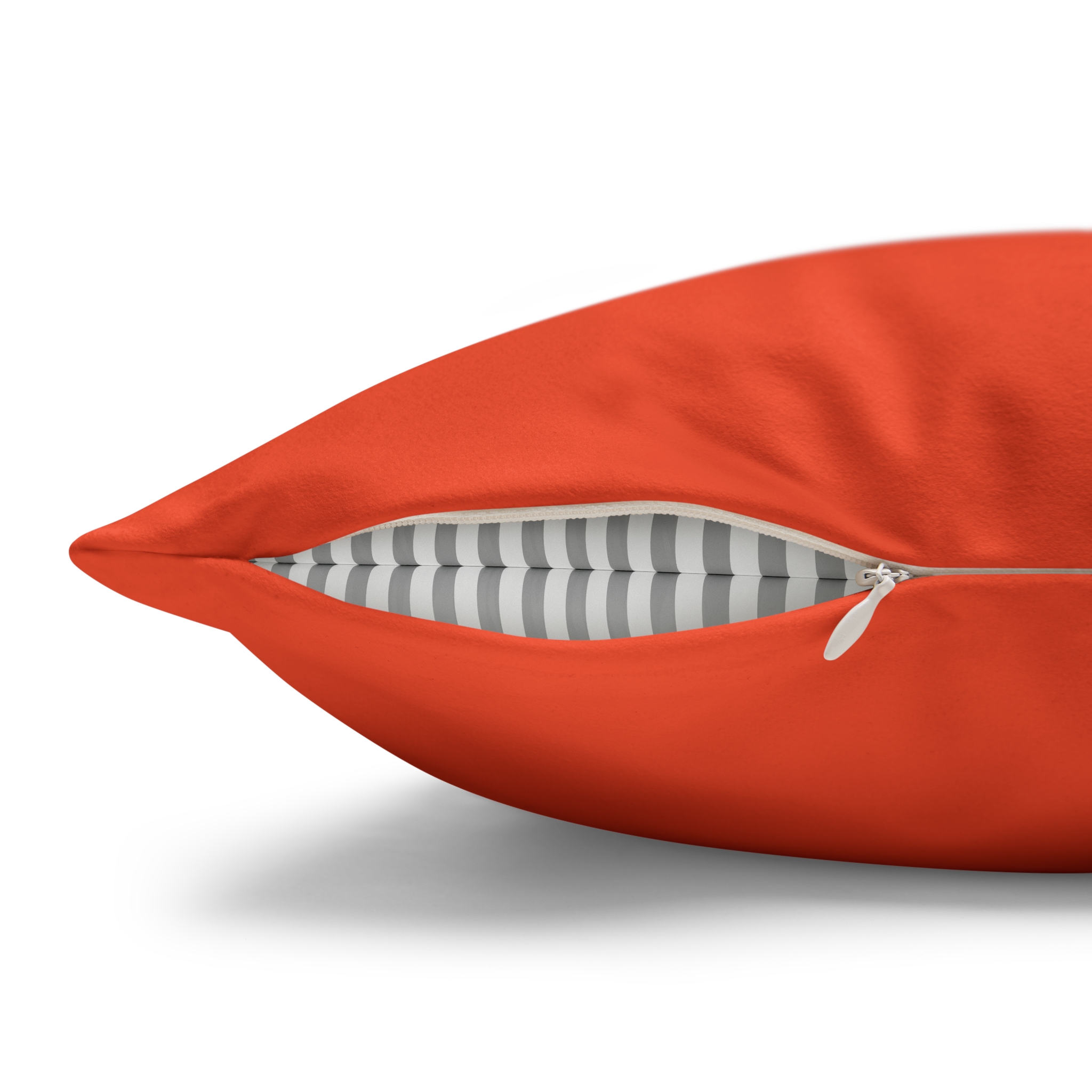 Dragon Fire Faux Suede Square Pillowcase zipper