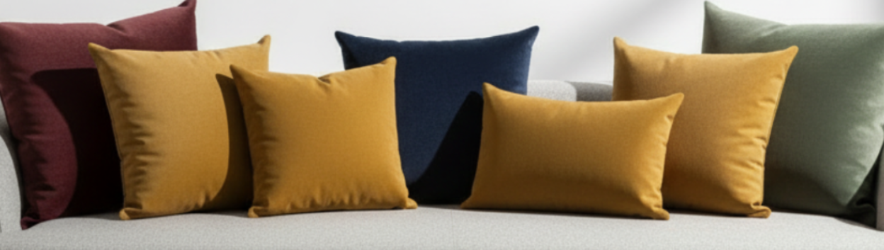  Faux Suede Square Pillows