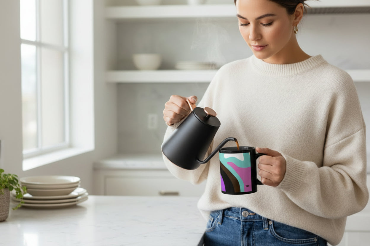 Support Love Ceramic Coffee Cup