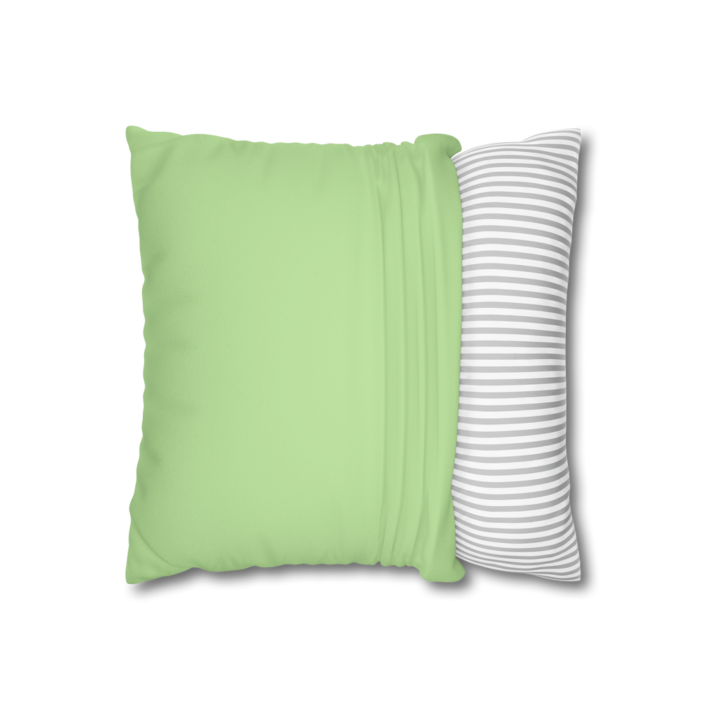 Fresh Green Faux Suede, Front Open