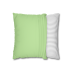 Fresh Green Faux Suede, Front Open