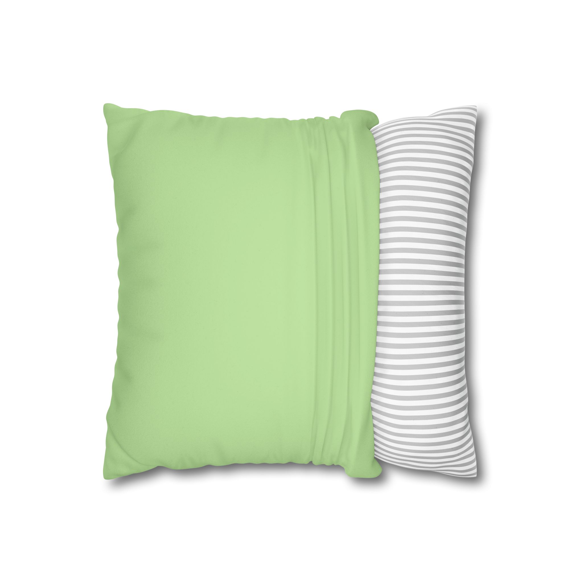 Fresh Green Faux Suede, Front Open