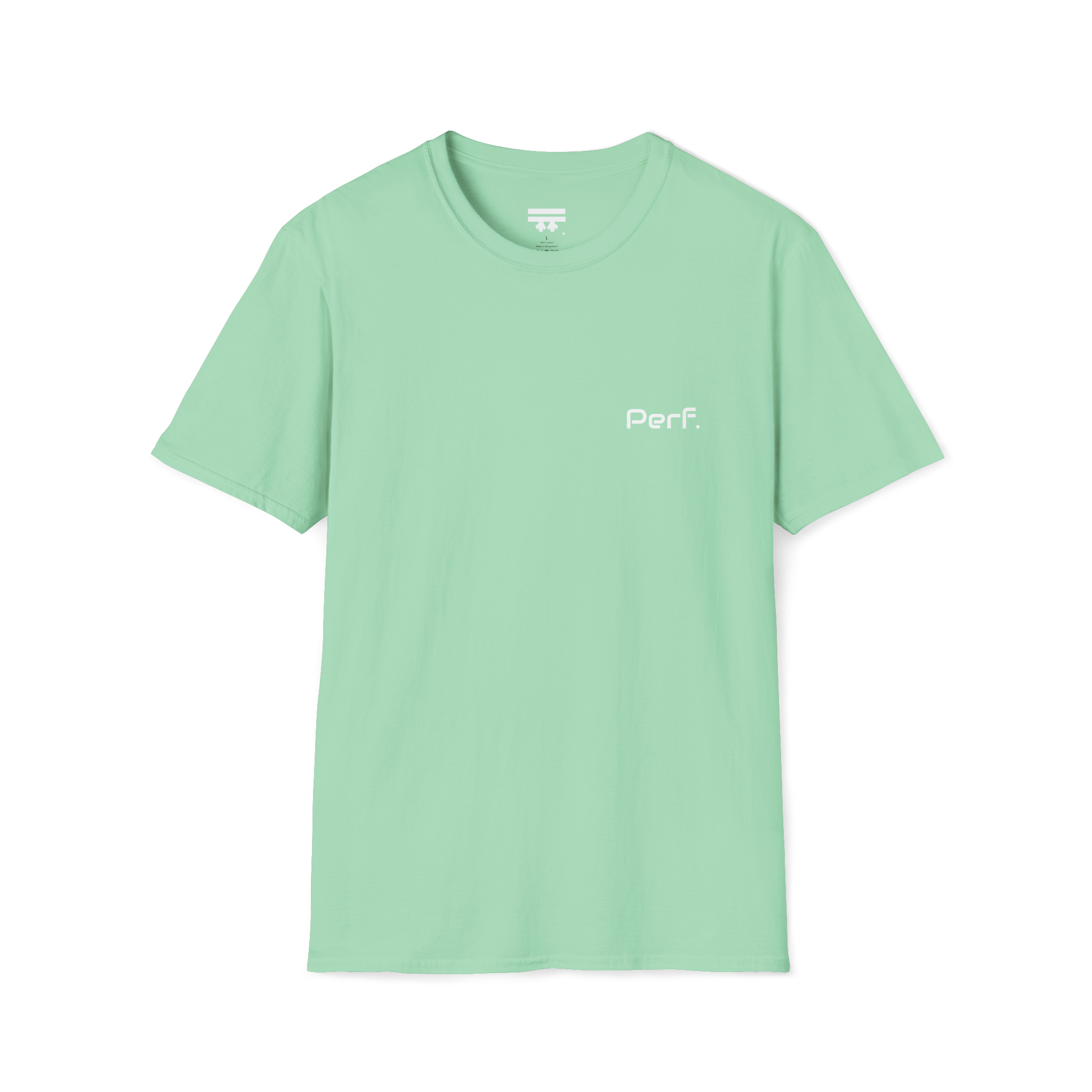 Mint Green Perf. Retro T-Shirt