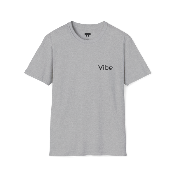 Front of Sport Grey Vibe Instant Classic Polaroid Retro Glitch Tee