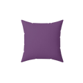 Garlic Purple Square Faux Suede Pillow