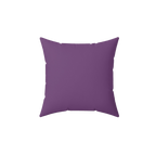 Garlic Purple Square Faux Suede Pillow