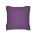 Garlic Purple Faux Suede Luxury Square Pillowcase