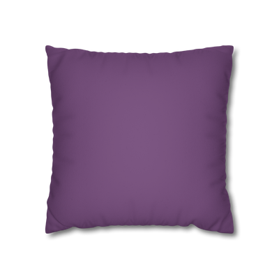 Garlic Purple Faux Suede Pillowcase