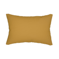 Gold Ochre Lumbar Accent Pillow back 