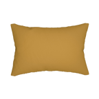 Gold Ochre Lumbar Accent Pillow Front