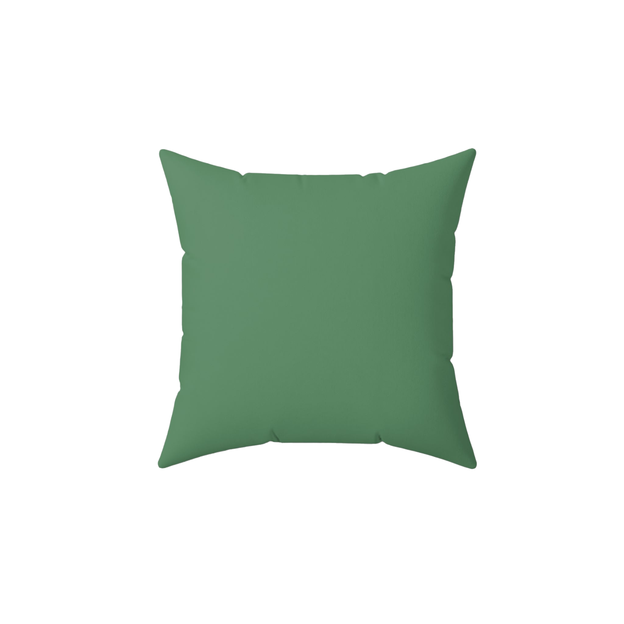 Green Dust Faux Suede Square Pillow front