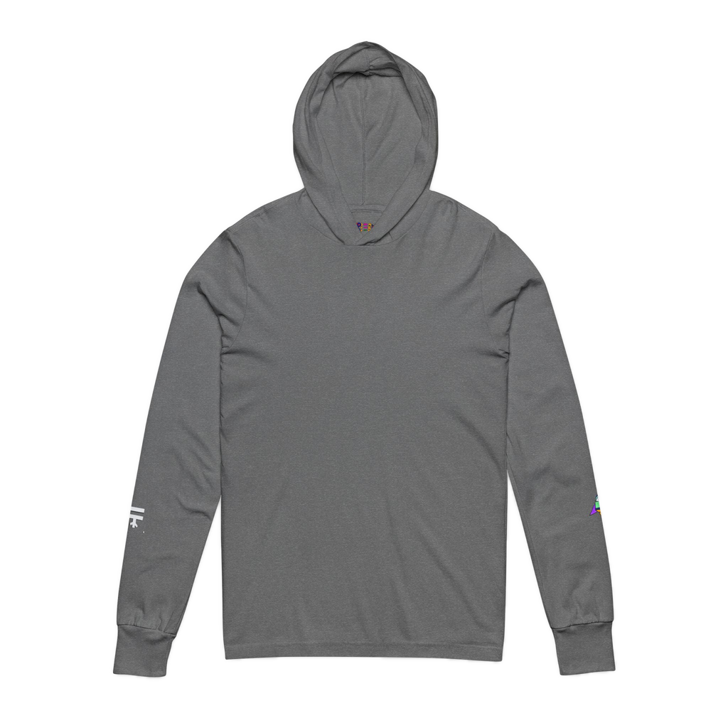 Hooded Lightweight Active Streetwear with Mini Space Graphic