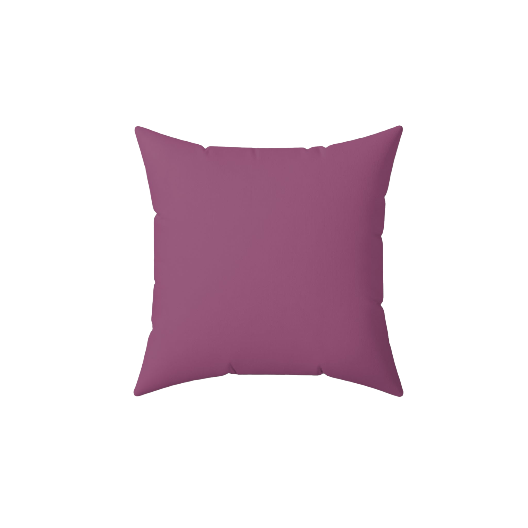 Lavender Red Faux Suede Square Pillow front