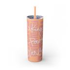Skinny Tumbler with Straw — Making Positive Changes