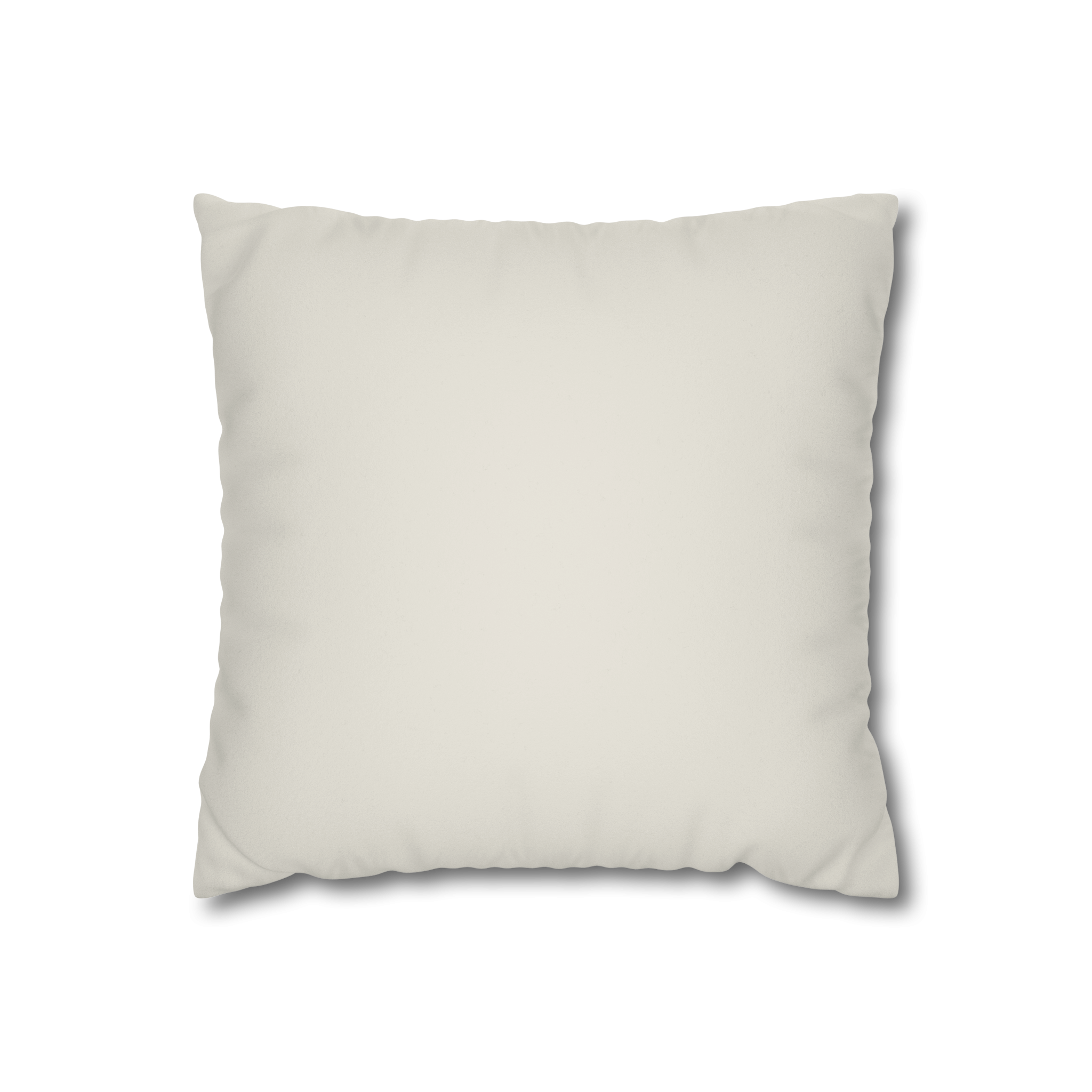 Memphis Off White Luxury Faux Suede Pillow 