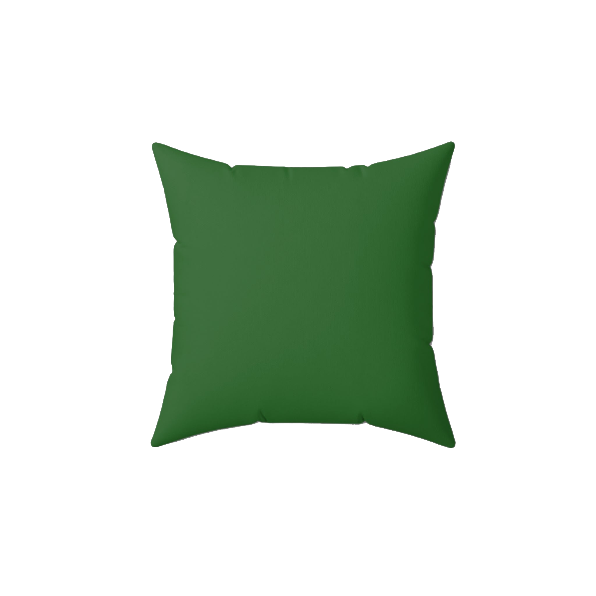 Mughal Green Faux Suede Square Pillow