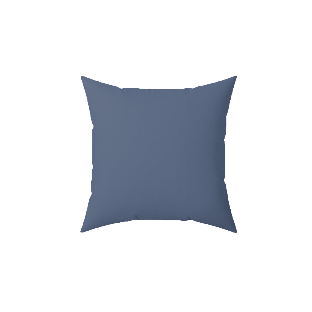  Navy Dust Luxury Faux Suede Square Pillow