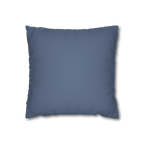  Navy Dust Faux Suede Square Pillow