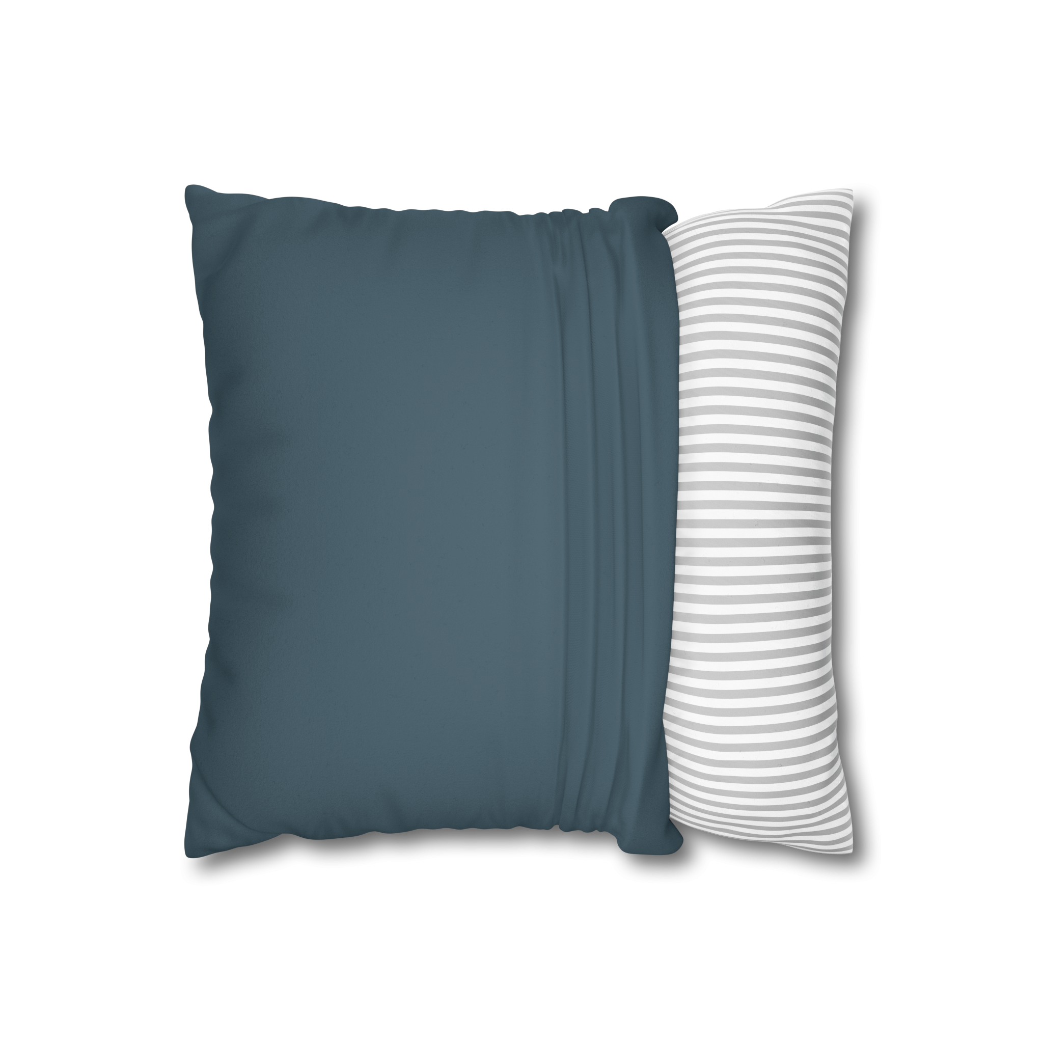 Nostradamus Faux Suede Square Pillowcase Front Open