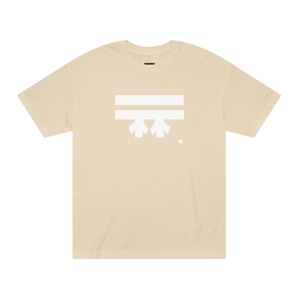 Sand t-shirt with a white Freebrd logo 