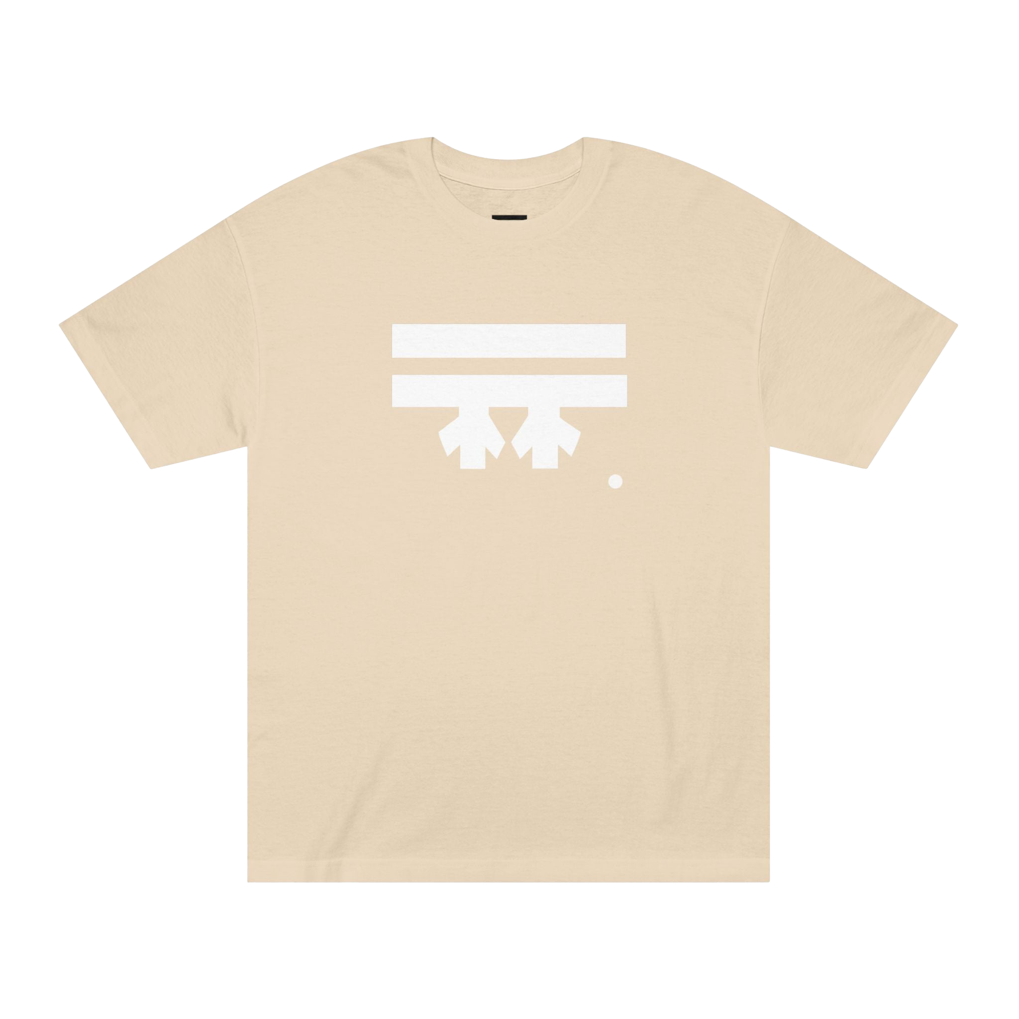 Sand t-shirt with a white Freebrd logo 