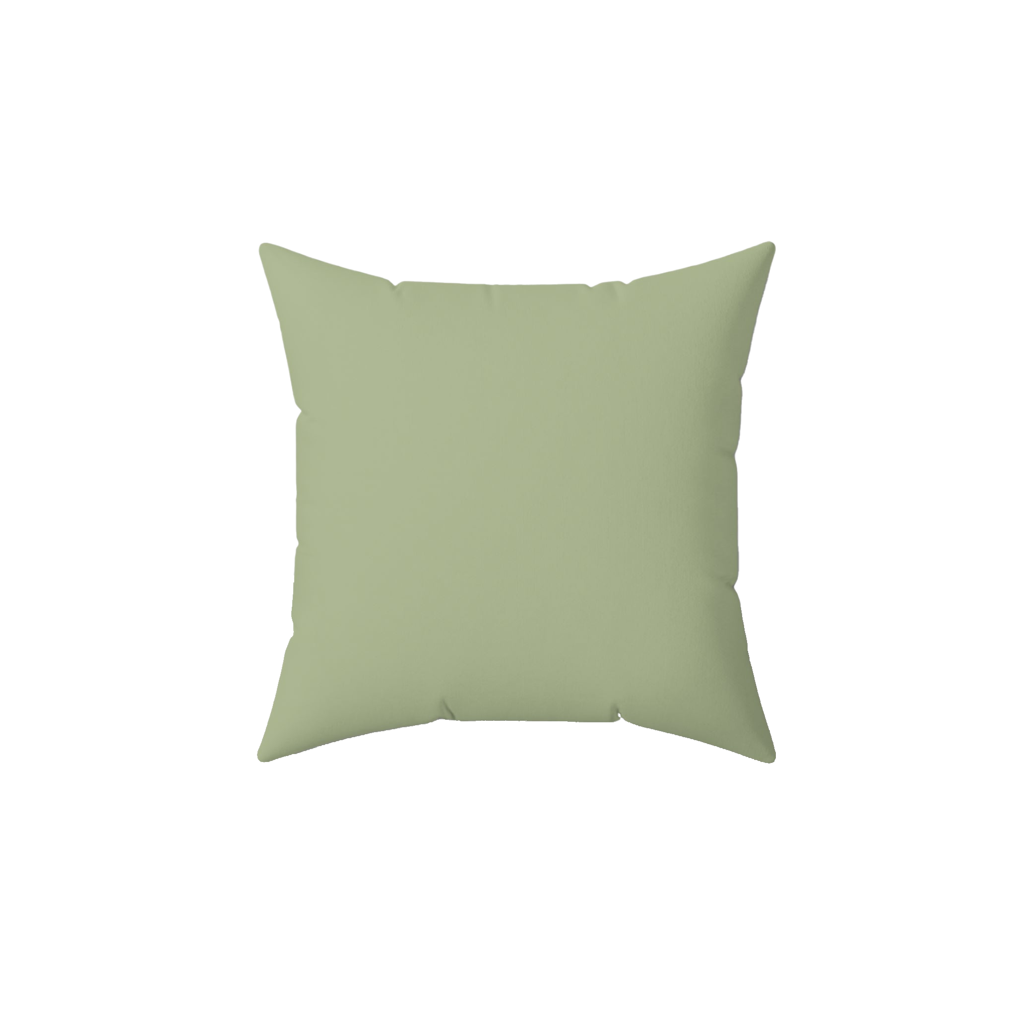 Schist Metamorphic Green Faux Suede Square Pillow back