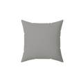 Stardust grey faux grey pillow front