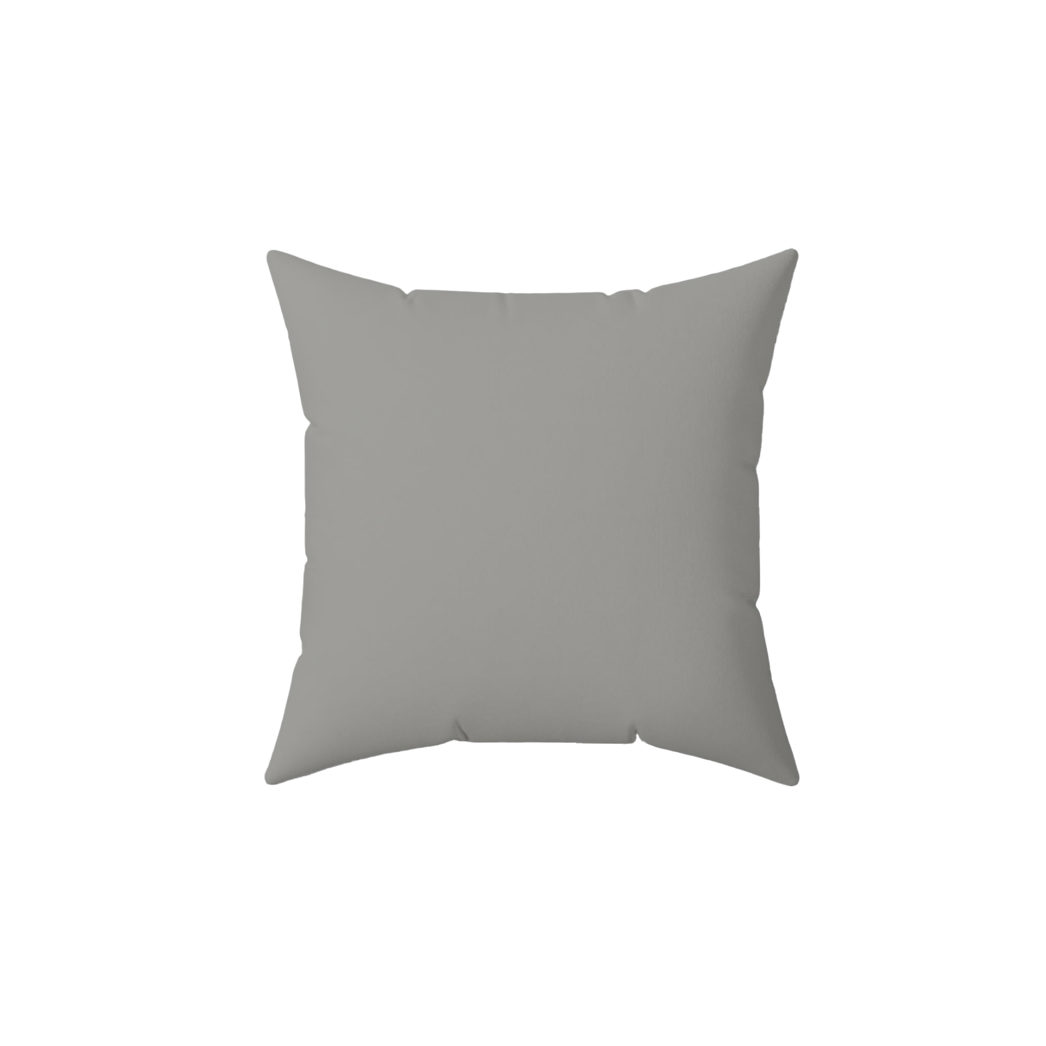 Stardust grey faux grey pillow front