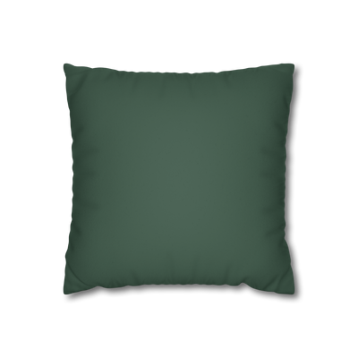 Stromboli Green Faux Suede Pillowcase