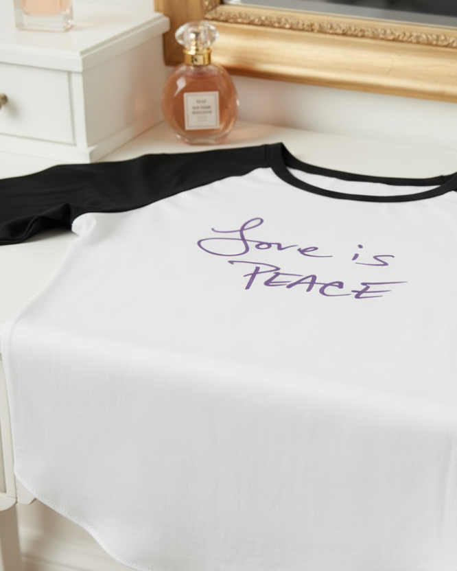 Love is Peace Raglan Shirt