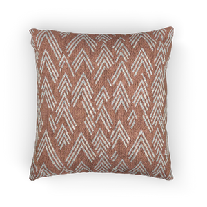 Adore Pink Ikat Woven Pillow