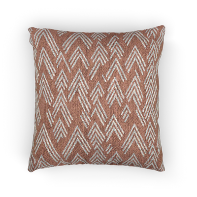 Adore Pink Ikat Woven Pillow