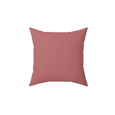 Adore Pink Faux Suede Pillow