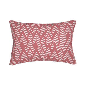 Adore Pink Ikat Lumbar Pillow