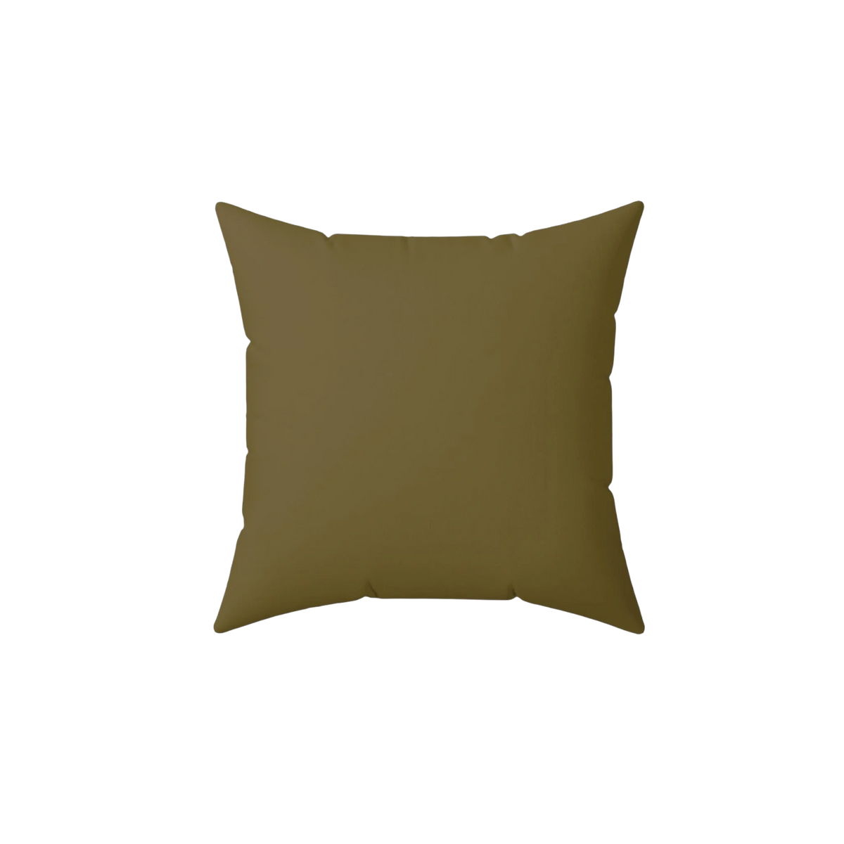 Aged wood faux suede throw pillow, front view.