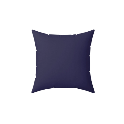 Authentic Navy Faux Suede Pillow