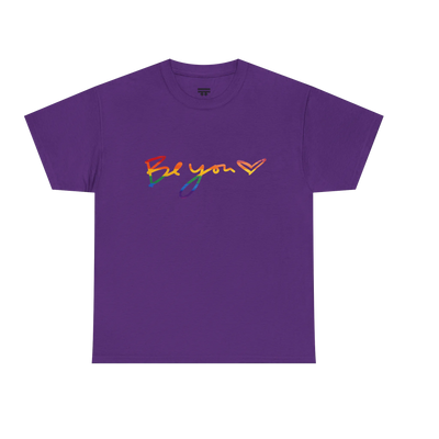 Be You Rainbow Script Essential T-Shirt