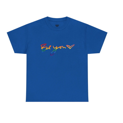 Be You Rainbow Script Essential T-Shirt