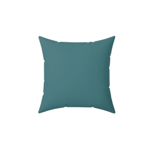 Bismark Teal Faux Suede Pillow