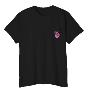 Baby Pink Clock It Pocket Tee