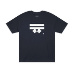Freebrd Logo Classic T-Shirt in black, with a white Freebrd Logo on the chest.