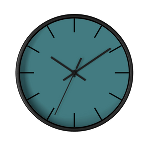 Bismark Teal Wall Clock